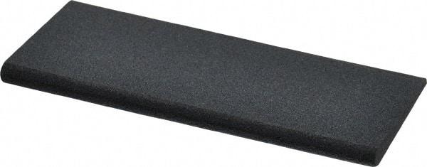 Norton - 4-1/2" Long x 1-3/4" Diam x 1/4" Thick, Silicon Carbide Sharpening Stone - Round Edge Slip, Medium Grade - Americas Tooling