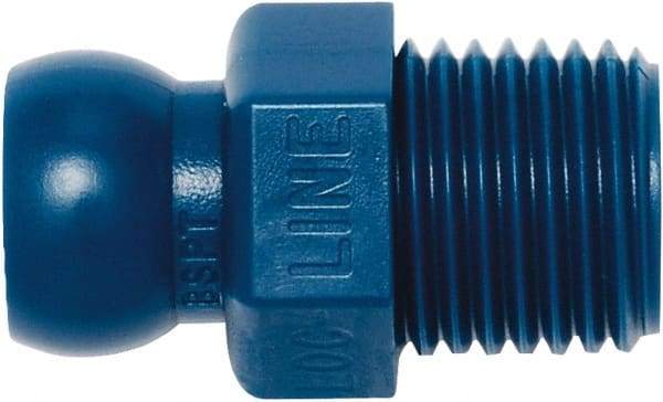 Loc-Line - 1/4" Hose ID, Male to Female Coolant Hose Connector - 1/4" BSPT, For Loc-Line Modular Hose Systems - Americas Tooling