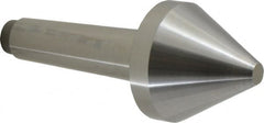 Riten - 2-3/4" Head Diam, Hardened Tool Steel Bull Nose Point Solid Dead Center - 4MT Morse Taper, 2-3/4" Point Diam, 1.939" Point Length - Americas Tooling