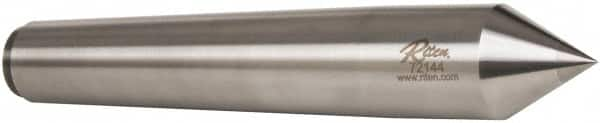 Riten - 1-3/4" Head Diam, Carbide-Tipped Steel Standard Point Solid Dead Center - Jarno 14 Taper, 1-3/4" Point Diam, 3" Point Length, 10-1/2" OAL - Americas Tooling