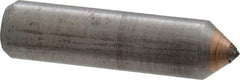 Norton - 1" Long x 1/4" Shank Diam Single Point Diamond Dresser - 80° Included Angle - Americas Tooling