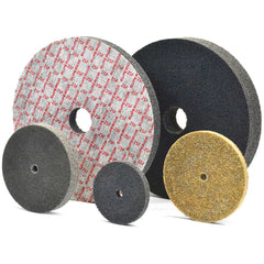 Superior Abrasives - Deburring Wheels; Wheel Type: Unitized ; Wheel Diameter (Inch): 3 ; Center Hole Size (Inch): 1/4 ; Abrasive Material: Aluminum Oxide ; Grade: Medium ; Density: 8 - Exact Industrial Supply