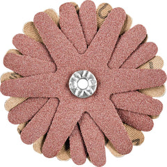 PFERD - Sanding Stars; Abrasive Type: Coated ; Abrasive Material: Aluminum Oxide ; Star Diameter (Inch): 2-3/4 ; Grit: 120 ; Grade: Fine ; Connector Type: Arbor - Exact Industrial Supply