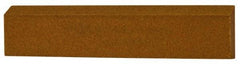 Norton - 4-1/2" Long x 1" Wide x 5/16" Thick, Aluminum Oxide Sharpening Stone - Rectangle, Medium Grade - Americas Tooling