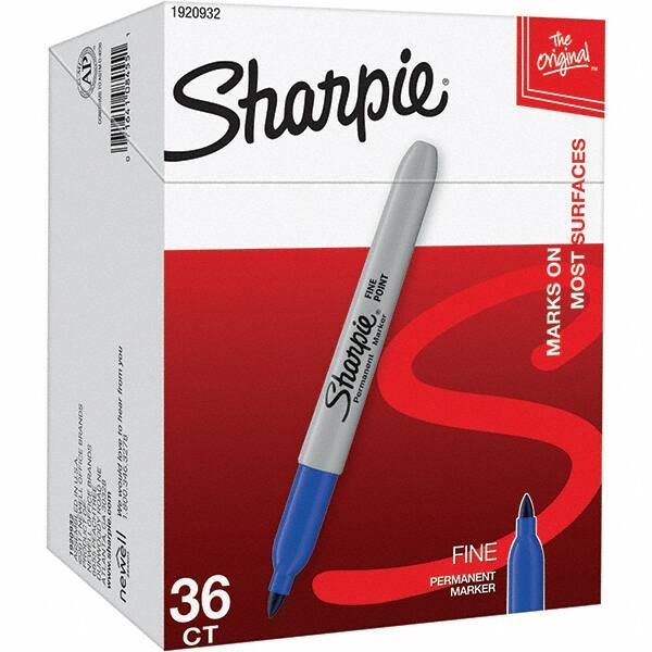 Sharpie - Markers & Paintsticks Type: Permanent Color: Blue - Americas Tooling