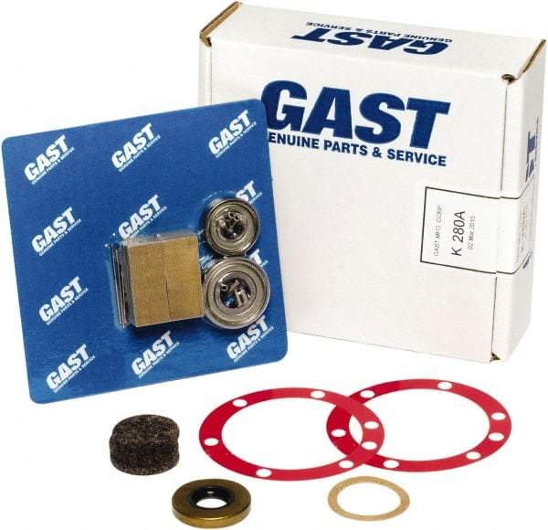 Gast - Air Actuated Motor Accessories Type: Repair Kit For Use With: 4AM-NRV-70C & 4AM-70C-CB60 - Americas Tooling