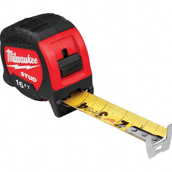 Milwaukee Tool - 16' x 1-5/16" Yellow/Black Blade Tape Measure - Americas Tooling