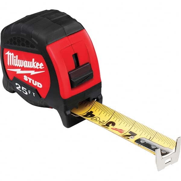 Milwaukee Tool - 25' x 1-5/16" Yellow/Black Blade Tape Measure - Americas Tooling