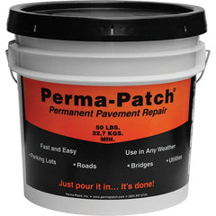 Perma-Patch - Drywall & Hard Surface Compounds Type: Permanent Asphalt Patch Material Color: Black - Americas Tooling