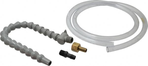 Graymills - 2 Piece, 60" Hose Length, 1/2" Nozzle Diam, 1/2" Hose ID, Coolant Hose Kit - For Flood-Type Coolant Systems - Americas Tooling