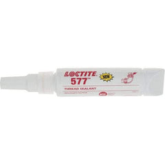 Loctite - 50 mL Tube, Yellow, Medium Strength Liquid Threadlocker - Series 577 - Americas Tooling