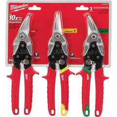 Milwaukee Tool - Snip & Shear Sets Type: Aviation Snip Set Pattern: Straight - Americas Tooling