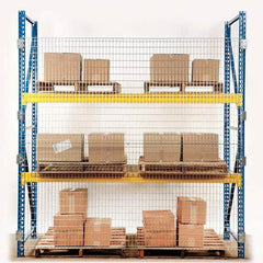 Folding Guard - Temporary Structure Partitions Type: Qwik Fence Pallet Rack Backing Height (Feet): 5 - Americas Tooling