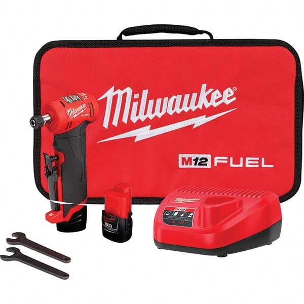 Milwaukee Tool - 24,500 RPM, Straight, Electric Die Grinder - Americas Tooling