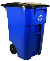 50 Gallon Brute Recycling Container with Lid - Americas Tooling