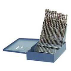 60 Pc. #1 - #60 Wire Gage Cobalt Surface Treated Jobber Drill Set - Americas Tooling