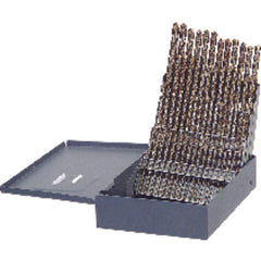 60 Pc. HSS Roll Forged Jobber Drill Set - Americas Tooling