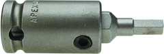 #SZ-20 - 1/2" Square Drive - 3/16" M Hex - 2-1/2" Overall Length SAE Bit - Americas Tooling