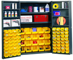 48 x 24 x 72'' (84 Bins Included) - Bin Storage Cabinet - Americas Tooling