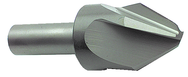 3/4" Size-1/2" Shank-82° 2/4 Flute Single End 3N1 Drill Point Countersink - Americas Tooling