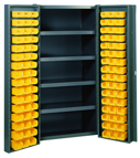 38 x 24 x 72'' (96 Bins Included) - Bin Storage Cabinet - Americas Tooling