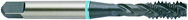 M8 x 1 25 Dia. - D5 - 3 FL - Spiral Flute Modi Bottom Super HSS Steam Oxide Tap - Americas Tooling