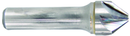 7/8" Size-1/2" Shank-60°-Carbide 6 Flute Chatterless Countersink - Americas Tooling