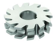 1/8 Radius - 2-1/2 x 7/16 x 1 - HSS - Concave Milling Cutter - 14T - TiCN Coated - Americas Tooling
