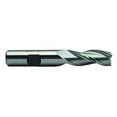 1 Dia. x 4-1/2 Overall Length 3-Flute Square End High Speed Steel SE End Mill-Round Shank-Center Cut-Uncoated - Americas Tooling