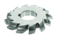1/2 Radius - 4-1/4 x 3/4 x 1-1/4 - HSS - Left Hand Corner Rounding Milling Cutter - 10T - TiAlN Coated - Americas Tooling