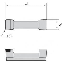 528301 1/8 WOC .010 CR INS DOGBONE - Americas Tooling