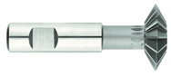 1" x 3/8 x 1/2 Shank - HSS - 90 Degree - Double Angle Shank Type Cutter - 12T - TiN Coated - Americas Tooling