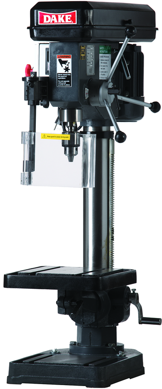 15" Step Pulley Bench Model Drill Press-TB-16 -  5/8" Drill Capacity, 1/2HP, 110V 1PH Motor - Americas Tooling