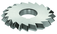 2-3/4 x 1/2 x 1 - HSS - 90 Degree - Double Angle Milling Cutter - 20T - TiAlN Coated - Americas Tooling