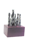 6 Pc. M42 Double-End End Mill Set - Americas Tooling