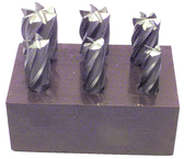 6 Pc. HSS Reduced Shank End Mill Set - Americas Tooling