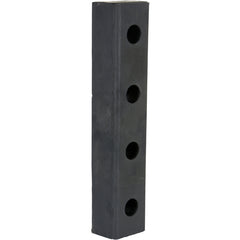 Hardened Molded Rubber Bumper One 20″ - Exact Industrial Supply