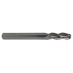 5mm TuffCut AL 3 Fl Ctr Cut Ball Al End Mill Necked - Americas Tooling