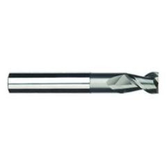 1/2" Dia. - 5/8" LOC - 5" OAL - 2 FL Carbide S/E HP End Mill-Uncoated - Americas Tooling