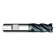 3/8" Dia. - 7/8 LOC - 2-1/2" OAL - 4 FL Carbide S/E HP End Mill-AlTiNx - Americas Tooling