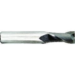 1/4 Dia. x 2-1/2 Overall Length 3-Flute Square End Solid Carbide SE End Mill-Round Shank-Center Cut-AlTiN - Americas Tooling