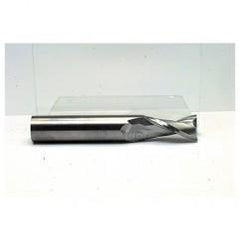 14mm Dia. x 89mm Overall Length 2-Flute Square End Solid Carbide SE End Mill-Round Shank-Center Cut-Uncoated - Americas Tooling