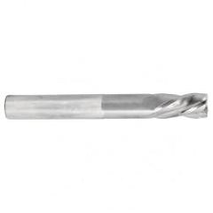 1/2 Dia. x 6 Overall Length 4-Flute Square End Solid Carbide SE End Mill-Round Shank-Center Cut-Uncoated - Americas Tooling