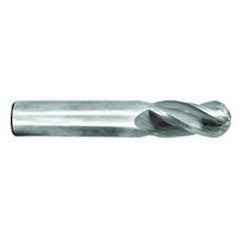 3/8" Dia. - 3" OAL - Ball Nose-AlTiN Long CBD SE EM - 2 FL - Americas Tooling