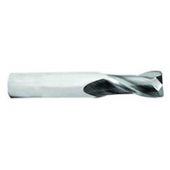 1/4 Dia. x 2-1/2 Overall Length 2-Flute .030 C/R Solid Carbide SE End Mill-Round Shank-Center Cut-AlTiN - Americas Tooling