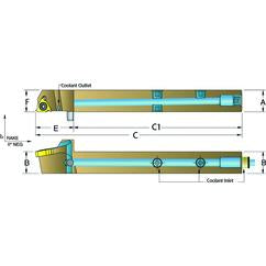 ASER1616-H16 Jet-Stream Toolholder - Americas Tooling