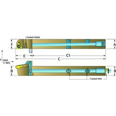 ASER1616-H16 Jet-Stream Toolholder - Americas Tooling