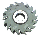 3 x 1/4 x 1 - HSS - Staggered Tooth Side Milling Cutter - Americas Tooling