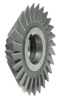 4 x 3/4 x 1-1/4 - HSS - 60 Degree - Double Angle Milling Cutter - 20T - TiCN Coated - Americas Tooling