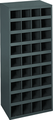 12" Deep Bin - Steel - Cabinet - 36 opening bin - for small part storage - Gray - Americas Tooling